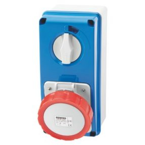 Gewiss Vertical Interlocked Socket 3P+E 16A 400V - IP67