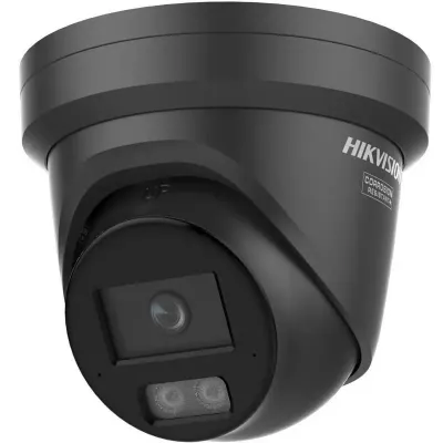 Hikvision (2.8mm) 4MP BLACK ColorVu-Hybrid Smart Dual Illumination Fixed Turret Network Camera