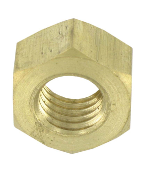 M4 Hexagon Full Nut Brass
