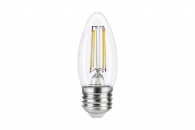 Integral omni filament candle lamp E27 470lm 3.4w 4000k non-dimm 330 beam clear full glass
