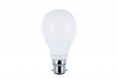 Integral GLS lamp B22 1055lm 8w 5000k non-dimm 240 beam frosted