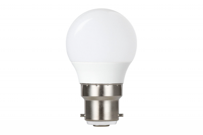 Integral golf ball lamp B22 470lm 4.2w 2700k dimmable 240 beam frosted