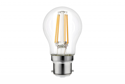 Integral omni filament golf ball lamp B22 470lm 3.4w 2700k dimmable 330 beam clear full glass