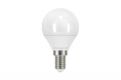 Integral golf ball lamp E14 250lm 2.2w 2700k non-dimm 240 beam frosted