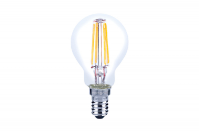 Integral omni filament golf ball lamp E14 470lm 3.4w 2700k non-dimm 330 beam clear full glass
