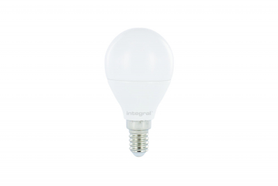 Integral golf ball lamp E14 806lm 6.5w 2700k non-dimm 240 beam frosted