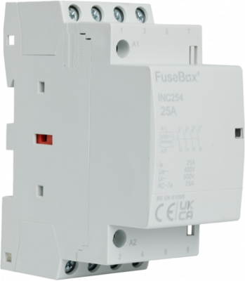 Fusebox 25A 4P N/O INSTALLATION CONTACTOR 230V (36mm)