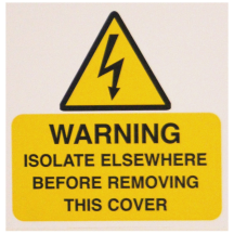 Ind Signs IS3110SA Isolate Elsewhere Label Pk10