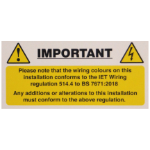 Ind Signs IS6010SA Cable Label Pk=10