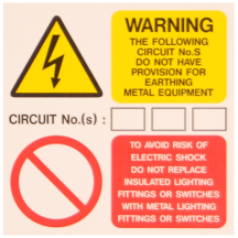 Ind Signs IS7910SA Earth Provision Label Pk=10
