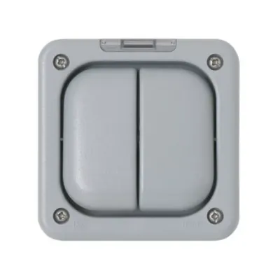 MK Masterseal 10A 2 Gang SP 1 Way Switch