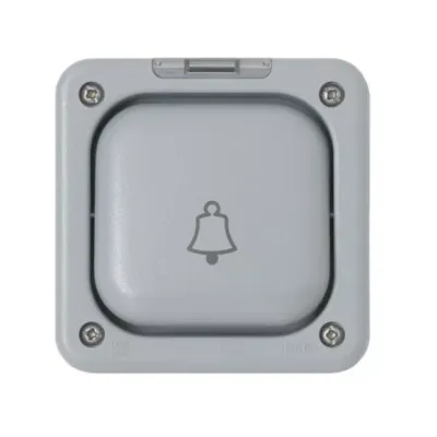MK Masterseal 10A 1 Gang SP 2 Way Marked "BELL" Switch