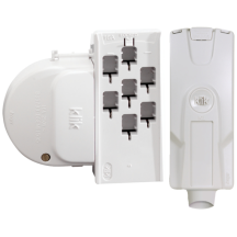 Hager K7PLUGPCR Plug&Ceiling Rose 7P 16A