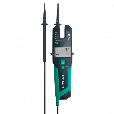 Kewtech 200A AC open jaw clamp with voltage and resistance