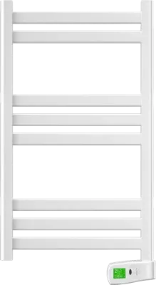 Rointe Kyros Electric Towel Rail with Smart Timer 300W White H: 900mm