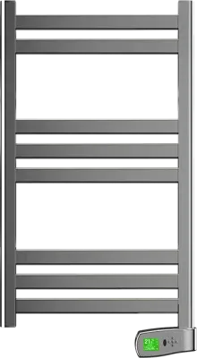 Rointe Kyros Electric Towel Rail with Smart Timer 300W Chrome H: 900mm