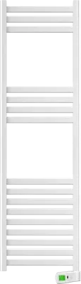 Rointe Kyros Electric Towel Rail with Smart Timer 750W White H: 1,700mm