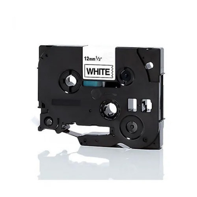 Brother Compatible Labelling Tape Cassette – Black on White, 12mm wide