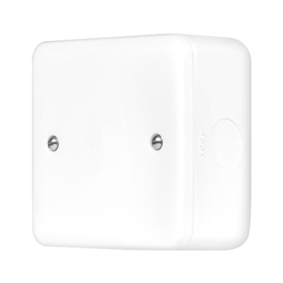 Click MetalClad Pro 1 Gang Blank Plate Polar White