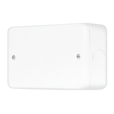 Click MetalClad Pro 2 Gang Blank Plate Polar White