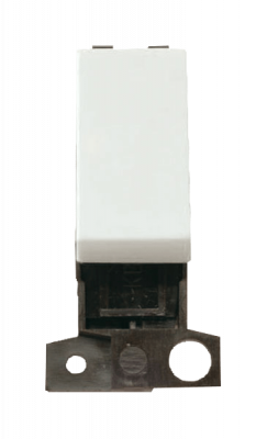 Click MiniGrid 10AX 1 Way Switch Module White