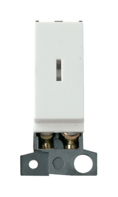 Click MiniGrid 10AX 2 Way Keyswitch Module  White
