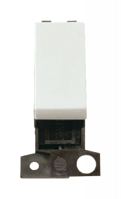 Click MiniGrid 10AX Intermediate Switch Module White