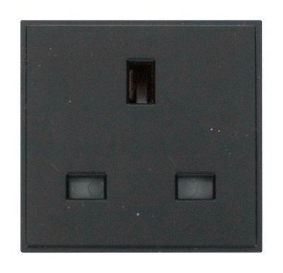 Click New Media 13A UK Socket Module Black