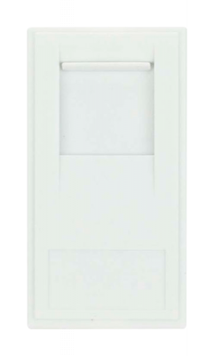 Click New Media RJ45 Cat-5e Data Out Module White