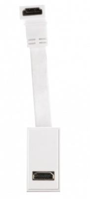 Click New Media HDMI V2.0 + Fly-Lead Module White