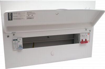NAVITAS Consumer Unit - 14 useable Ways c/w 100A incomer & T2 Hyrbid SPD Kit