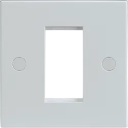 K/Bridge 1G Euro Modular Faceplate - White