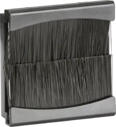 K/Bridge Brush Euro Module 50 x 50mm - Black