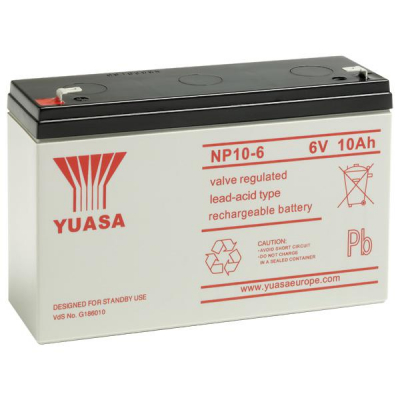 YUASA (6V 10Ah) Yuasa Industrial VRLA Battery