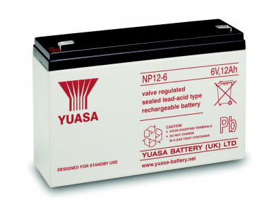 YUASA (6V 12Ah) Yuasa Industrial VRLA Battery