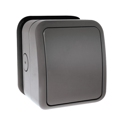 Click Aquip66 1 Gang IP66 Weatherproof Unfurnished Switch Unit - MiniGrid