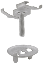 BRITCLIPS T BAR TWIST ON CLIPS 16MM
