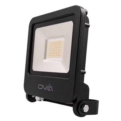 Ovia 30W LED FLOODLIGHT 3000K BLACK IP65