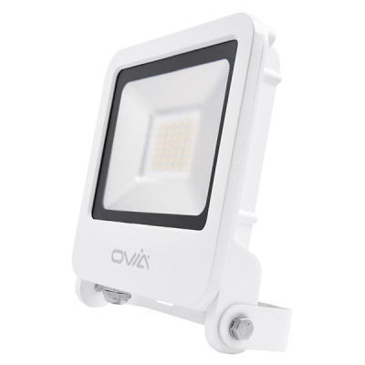 Ovia 30W LED FLOODLIGHT 3000K WHITE IP65