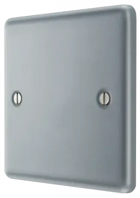 SPECIFIED METAL CLAD 1 GANG BLANK PLATE