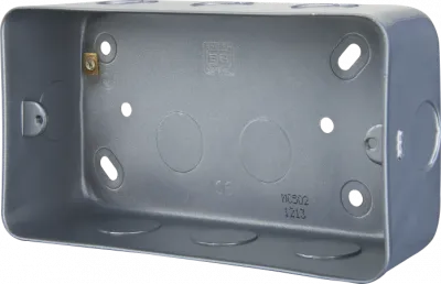 SPECIFIED METAL CLAD 2 GANG 30MM SURFACE BOX