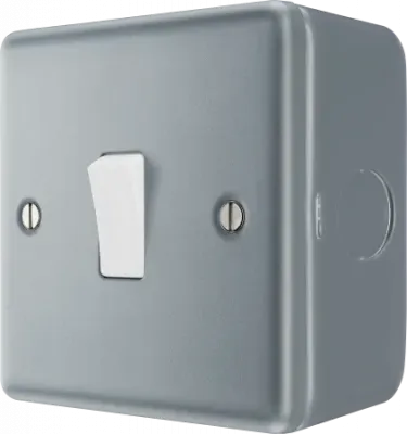 SPECIFIED METAL CLAD 1 GANG 2 WAY SWITCH PLATE