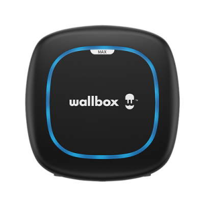 Wallbox Pulsar Max 7.4kW Smart EV Charger Wi-Fi Bluetooth Enabled 5m Cable Type 2 Black