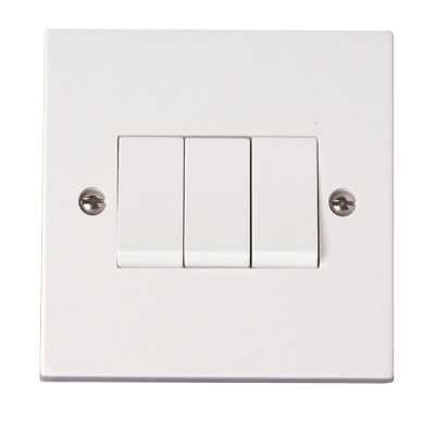 Click Polar 10AX 3G 2W Plate Switch