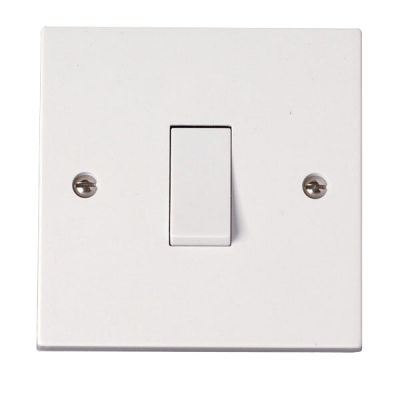 Click Polar 10AX 1 Gang Intermediate Plate Switch