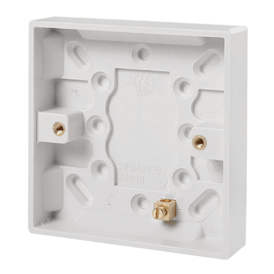 Click Polar 1 Gang 16mm Deep Pattress Box
