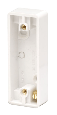Click Polar 1 Gang 19mm Deep Architrave Pattress Box