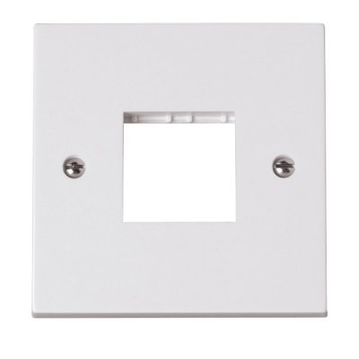 Click Polar 1 Gang MiniGrid Unfurnished Plate - 2 Aperture