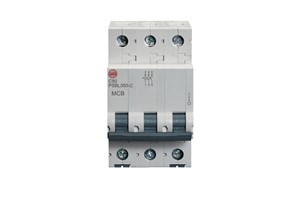 Wylex 50A Three pole MCB C curve 10kA