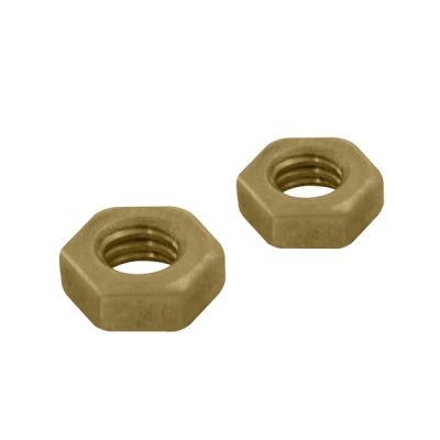 Unicrimp 100 x BRASS FULLNUTS M4